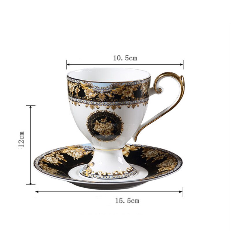 Europese Stijl Bone China Kopje Koffie Sets Creatieve Porselein Afternoon Tea Cup Party Hotel Melk Pot Home Decor Huwelijksgeschenken