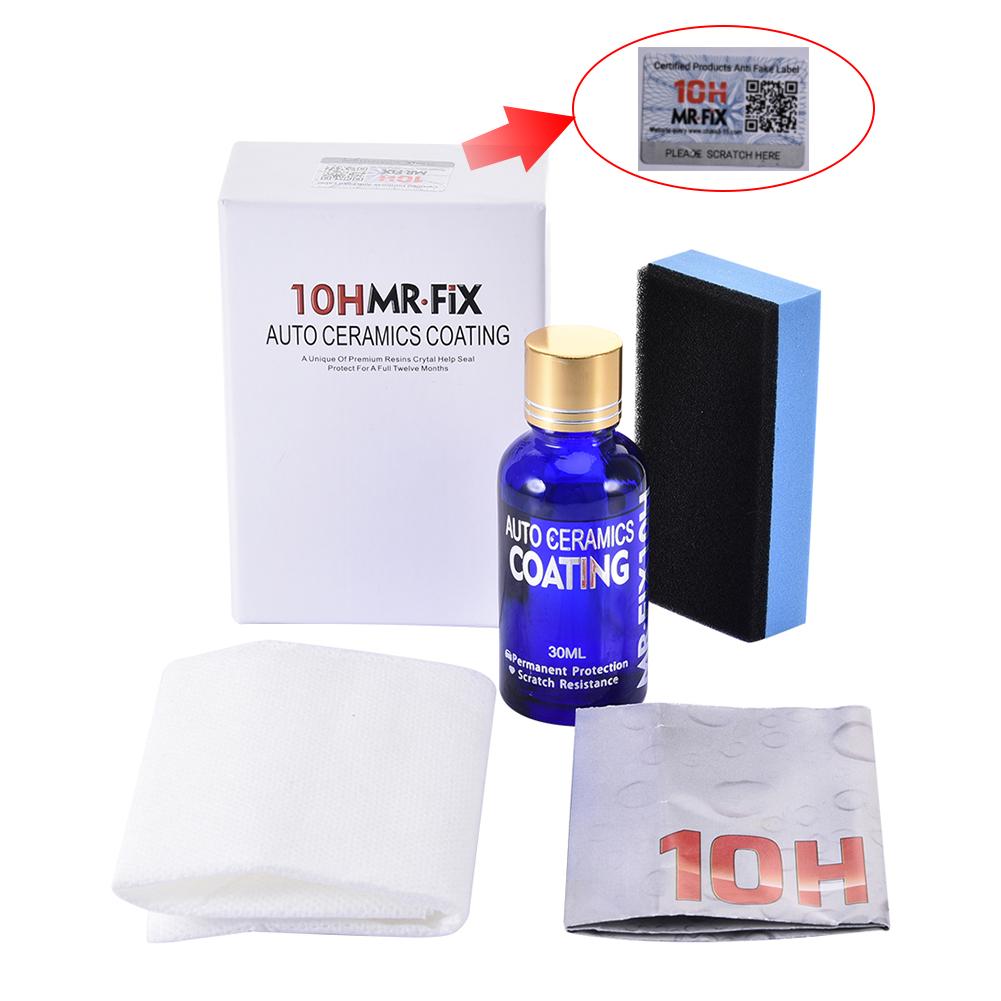 9h auto vloeibare keramische coating hydrofobe glascoating motorfiets lakverzorging anti-kras auto detailing glascoat autopoets: Default Title