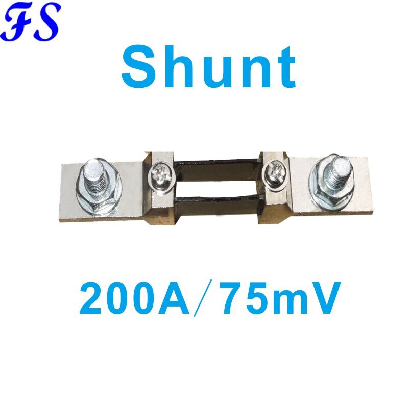 Fl -2 shunt 200a strømføler strøm shunt slids shunt ekstern shunt 200a amperemeter elektrisk værktøj amp sensor tilbehør