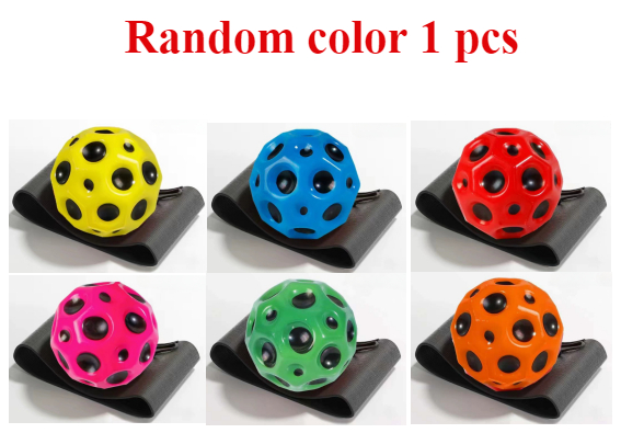 Unpress Toys Wrist High Elastic Hole Hole Moon Stone Foam Swing Ball Children Adult Sports