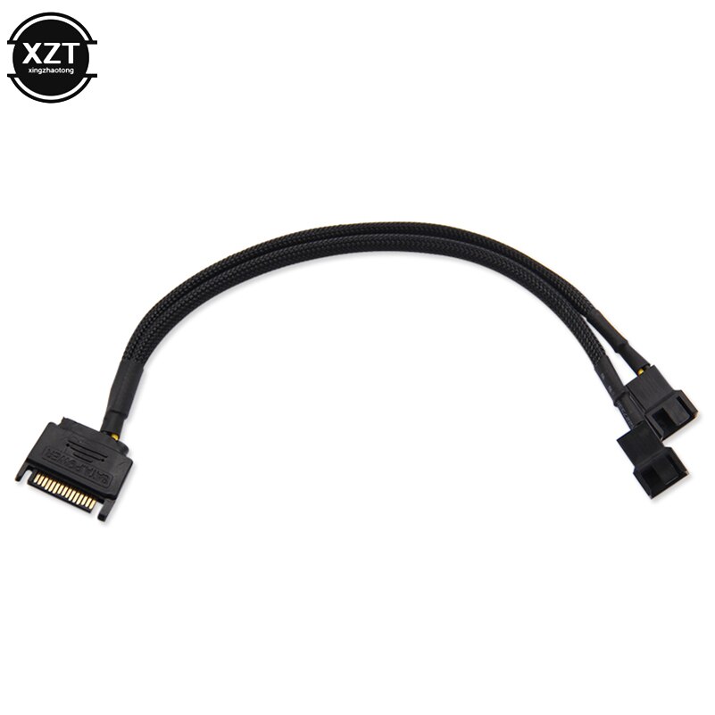Laptop SATA 15 Pin to 3 Pin 4 Pin Cooling Fan Cable Mainboard CPU Fan Adapter Connectors