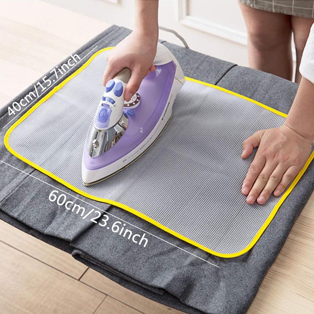 Alfombrilla para tabla de planchar de uso doméstico, alfombrilla para planchar de malla para planchar, protege tu plancha de planchar de Cremalleras y broches: Default Title