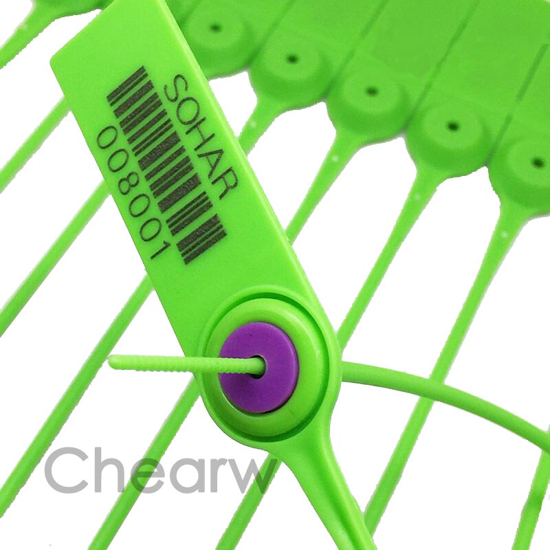 350mm plastic seals adjust plastic security seal with metal insert safety Pull Tighten container seal unsustainable