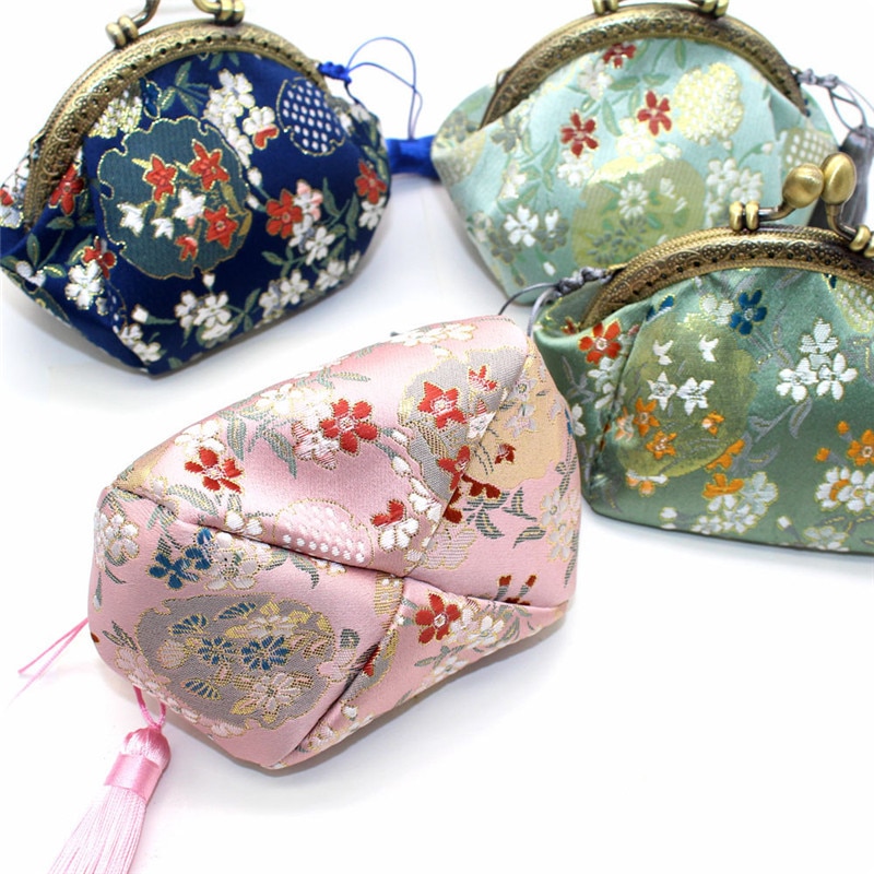 porte-monnaie femmes Vintage moraillon Mini sac glands poche à monnaie petit sac de rangement directe