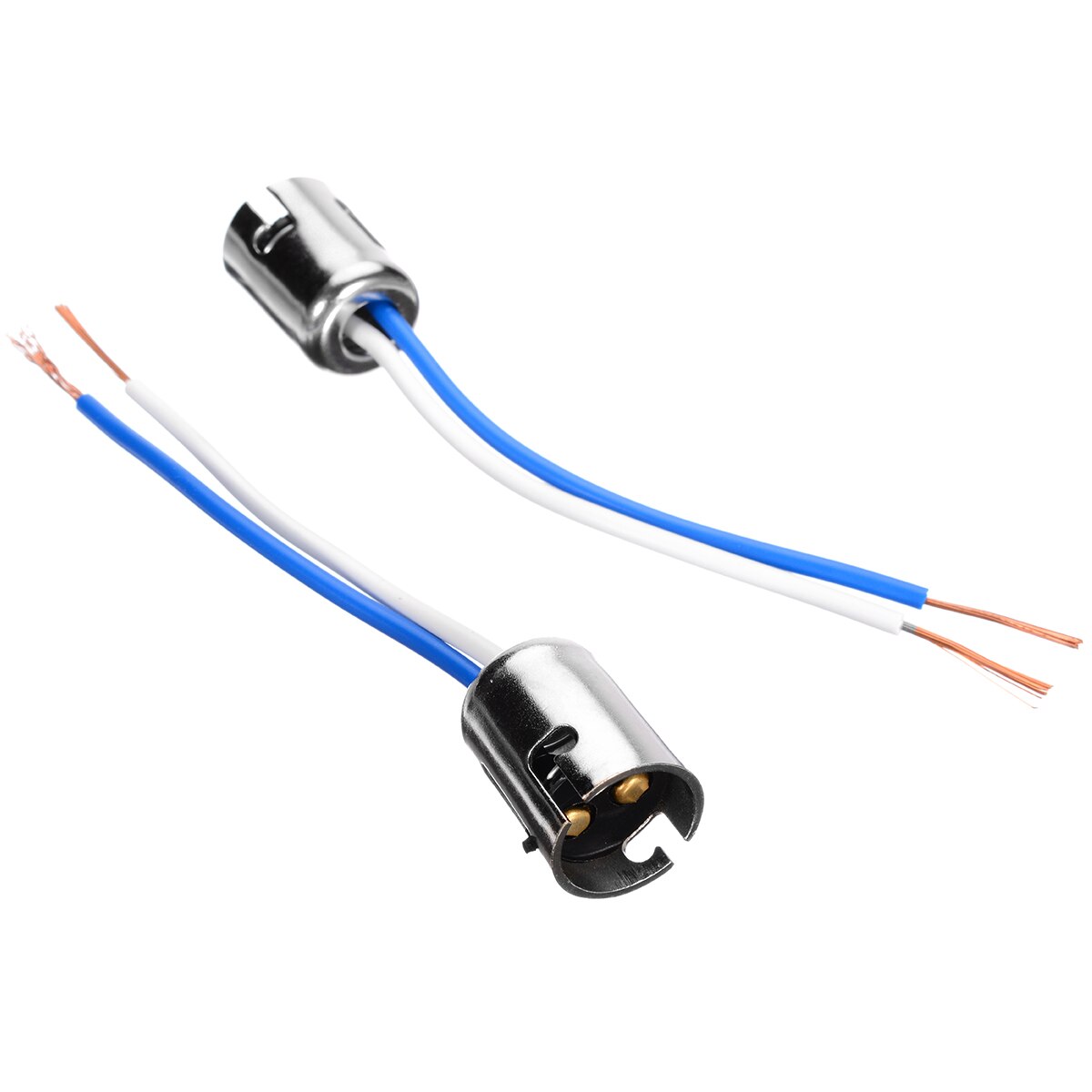 Car Electronics Parts 2pcs Bay15d 1157 Bulb Socket Connector Bayonet Car Tail Brake Bulb Extension Wire Harness Socket