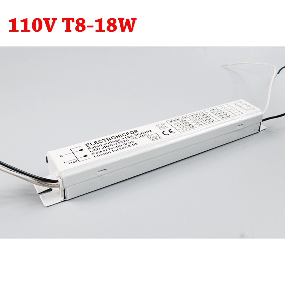 1 St 110 V AC T8 Fluorescerende Ballast Voor 18 W Elektronische Lamp Ballast 50/60 HZ