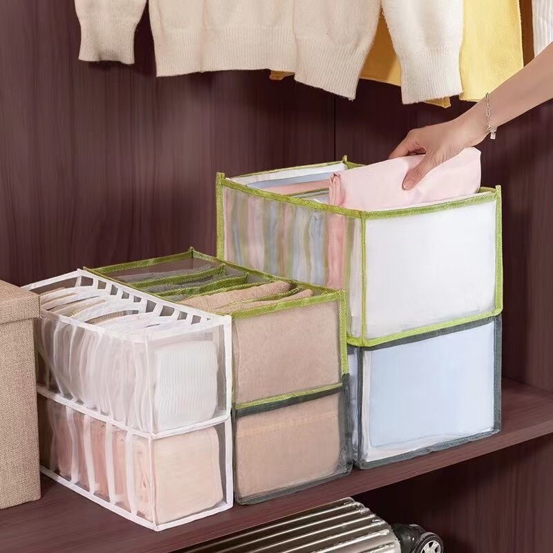Home Foldable Clothes Closet Organizer Drawer Jeans Shirt Storage Boxs Cabinet organizer drawers Washable