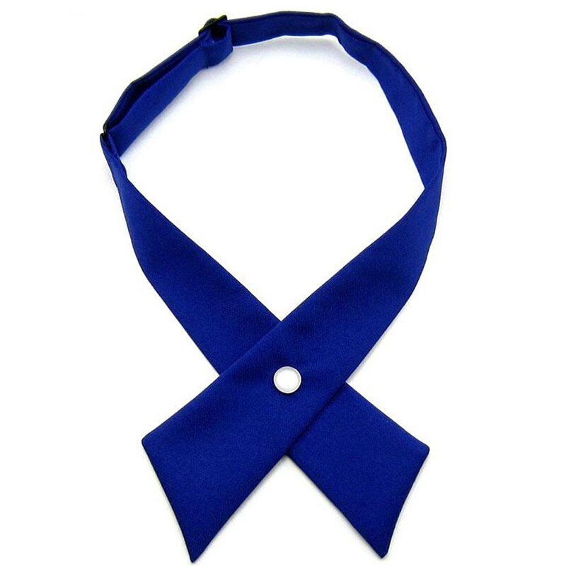 Nœud papillon croisé réglable pour hommes et femmes, solide, décontracté, col en métal, robe formelle de mariage