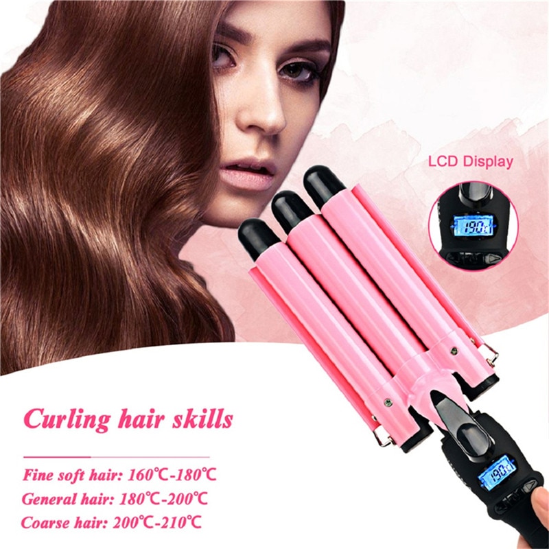 3 Vaten Haar Krultang Automatische Perm Spalk Keramische Haar Krultang Professionele Waver Styling Tools Haar Styler Wand