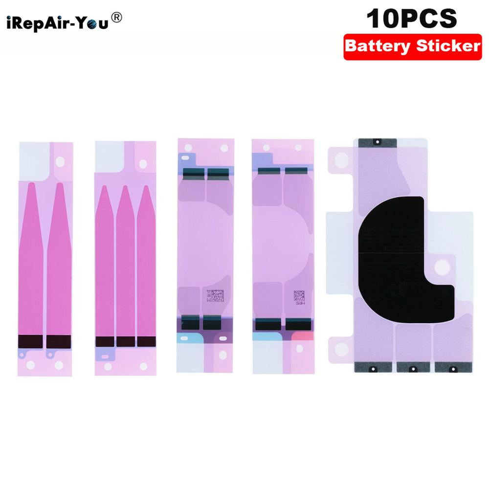 10Stck Batterie Klebeband Aufkleber Kleber für iPhone 12 Mini 11 Profi max X Xr Xs max 5C 5S SE 6 6S 7 8 Plus Streifen-Batterie Aufkleber
