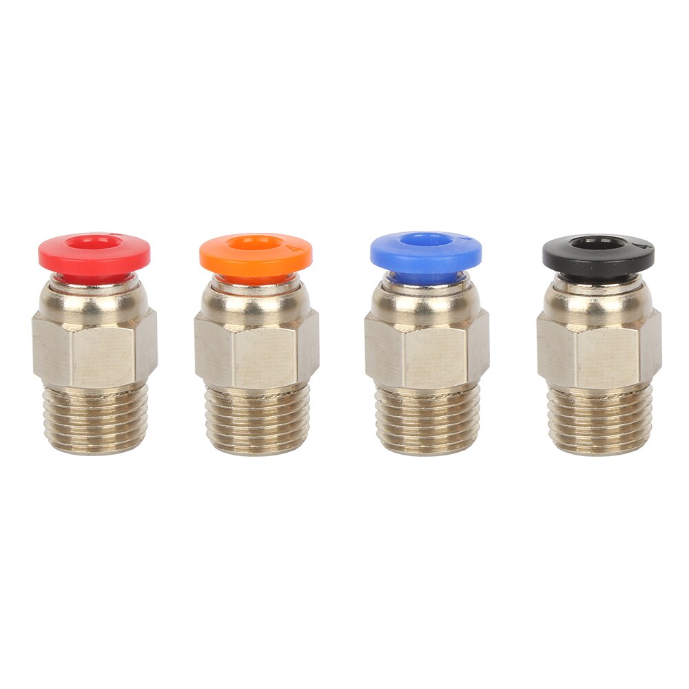 3DSWAY 3D Printer Parts PC4-01 Quick Connector Pneumatic Fittings Connector 4*2 Feeding PTFE for e3dv6 Hotend 1.75mm Filament