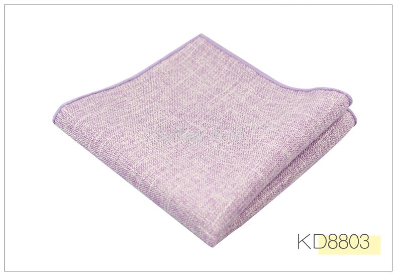 Heren katoenen zakdoeken geweven effen zakdoek heren zakelijk casual pochet zakdoek bruiloft zakdoeken: Kd8803