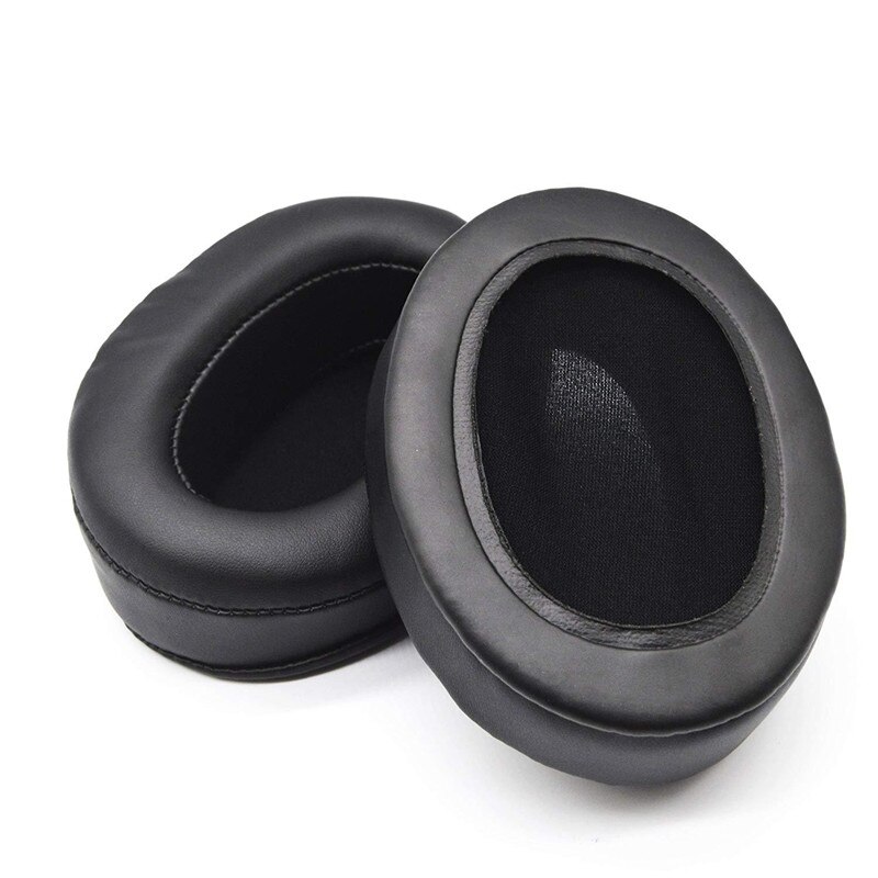 Replacement Angled Foam Ear Pads Cushions for Brainwavz HM5 For ATH-M50X for Sony MDR V6 Fit Many Headphones: black