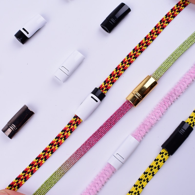 Lacci magnetici chiusura in metallo fibbia adatta a tutti i tipi di scarpe lacci pigri fibbia bambino adulto casuale unisex senza lacci