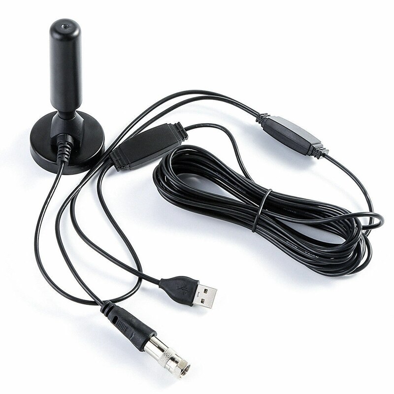 Antenna Tv Digital Hd 200 Mile Range Skywire Tv Indoor 1080P 4K 16Ft Coax Cable: Default Title