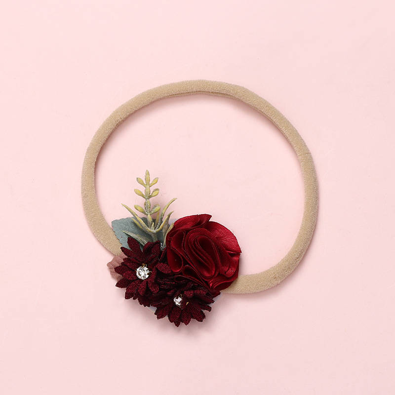 Balleenshiny Bloem Baby Hoofdbanden Super Zachte Nylon Baby Baby Haarband Baby Meisje Haar Accessoires Fotografie Props