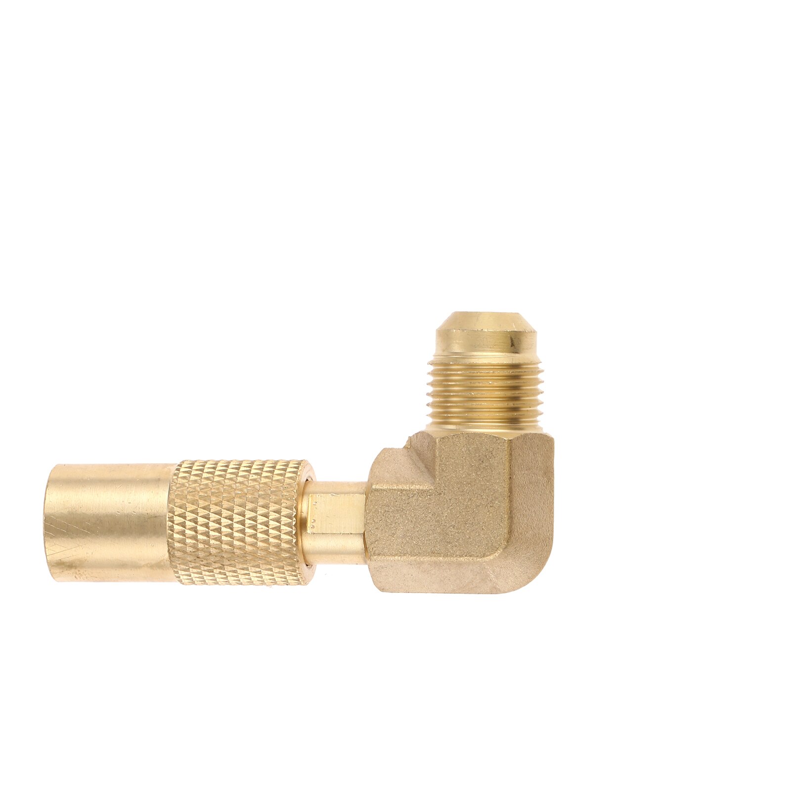 Brass Elbow Adapter 3/8" Male BBQ Grill Flare Propane Adapter Conversion Fitting for 17" 22 "Blackstone Tabletop Camping Grill