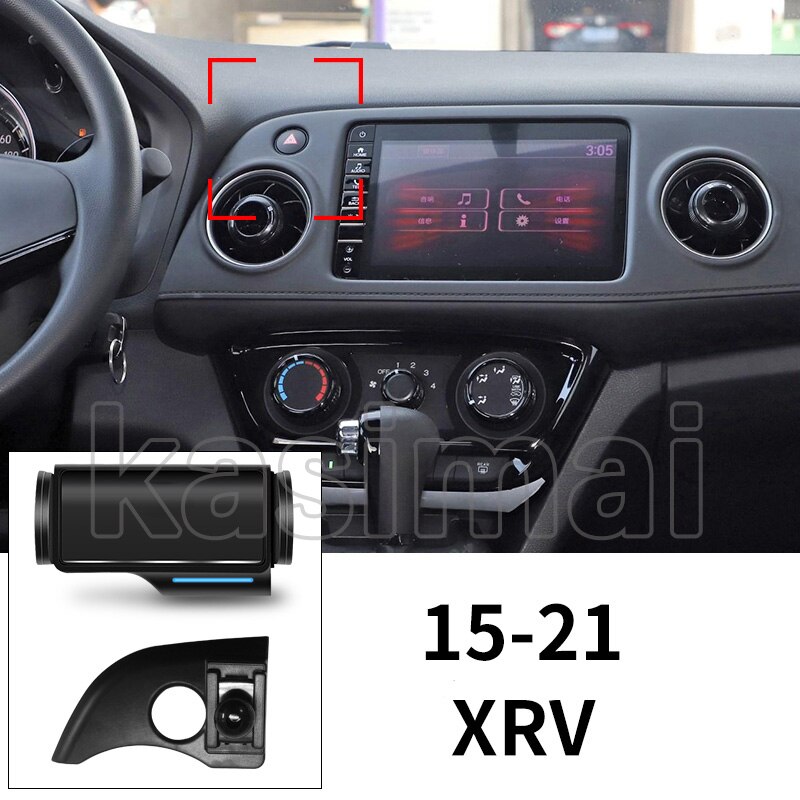Specjalny uchwyt samochodowy do telefonu Honda Civic Accord XRV Crider Vezel Avancier URV CRV w samochodzie magnetyczny uchwyt do telefonu komórkowego dla iPhone: For 15-21 XRV