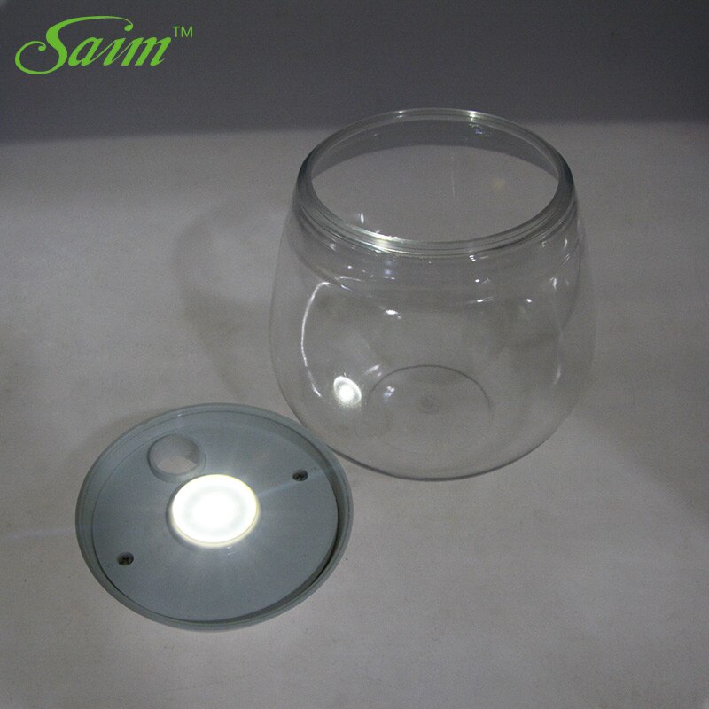 Saim Mini Betta Aquarium LED Lighting Fish Bowl Decorative Round Fish Tank Acrylic Aquarium Desktop Small Tanks Aquarium Bowls