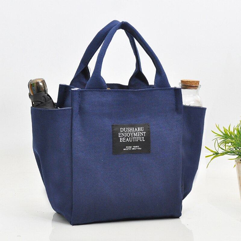 Women Pure color Tote Canvas Casual Hand Bags Lady messenge Bag Simple Canvas Shoulder Bag female Casual Tote