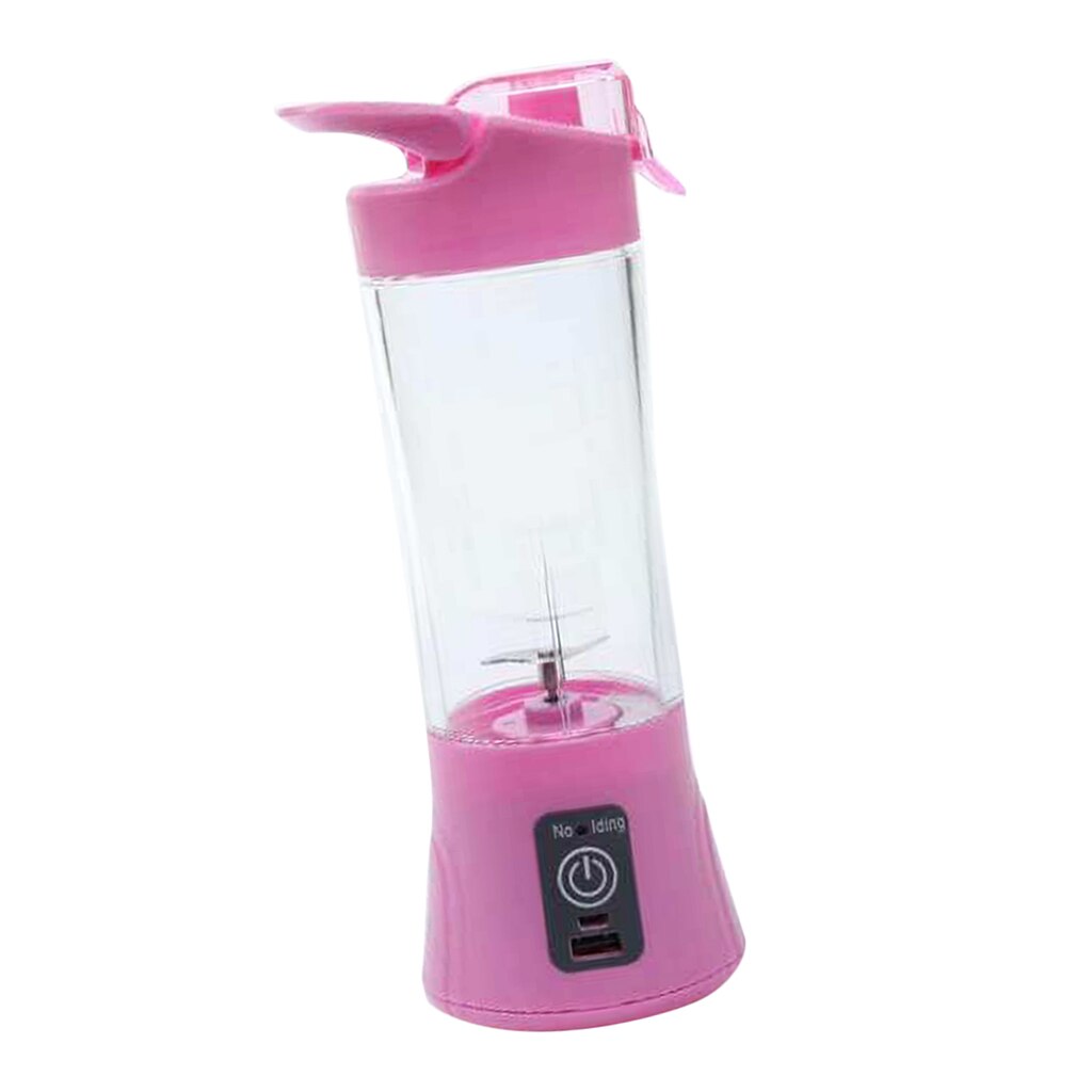 Usb persoonlijke blender sap fruit mixer processor smoothie maker - paars 3s