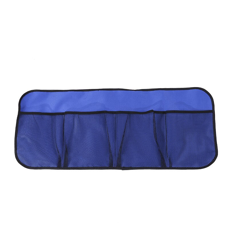 Auto Lagerung Organizer Auto Kofferraum Tasche Universal- Große Kapazität Rücksitz Lagerung Tasche Kofferraum Ladung Gittergewebe Halfter Tasche: Blau B