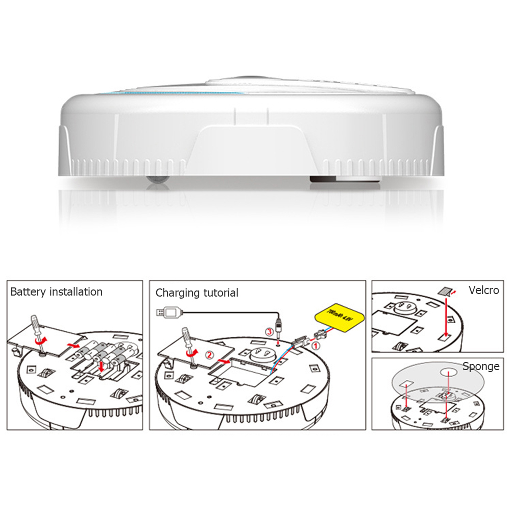 Smart Sweeping Robot Vacuum Cleaner USB Rechargeable Automatic Induction Obstacles Floor Dust Hair Cleaning Sweeping Machine