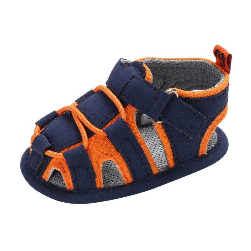 sandalias de verano para bebés y niños, sandalias de suela suave antiniños, sandalias transpirables de PU para niños