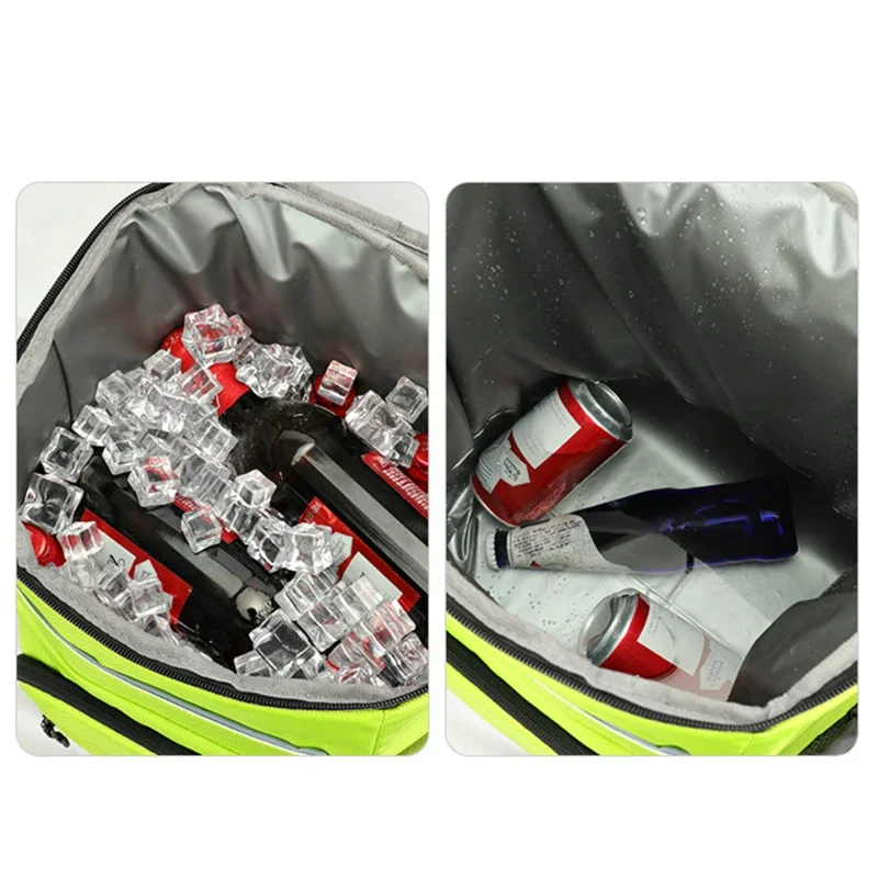 30l Kühlschrank tasche weicher großer isolierter Kühler Rucksack thermischer isothermer Kühlschrank Reisen Strand Eis Bier Rucksack
