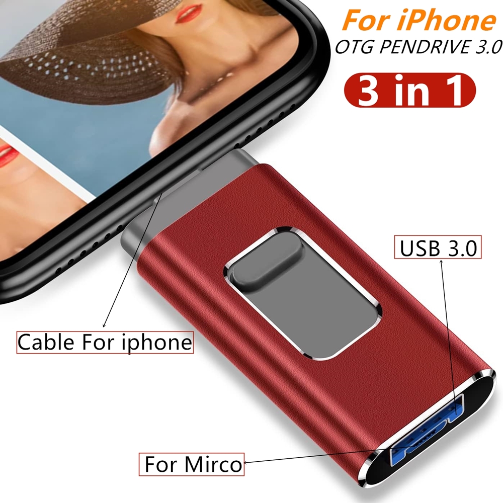 USB Flash Drive 2T 1T High Speed 512G 256G Sticks External Storage Pen Drive For Phone iPhone Android PC Copy Photo Videos Files