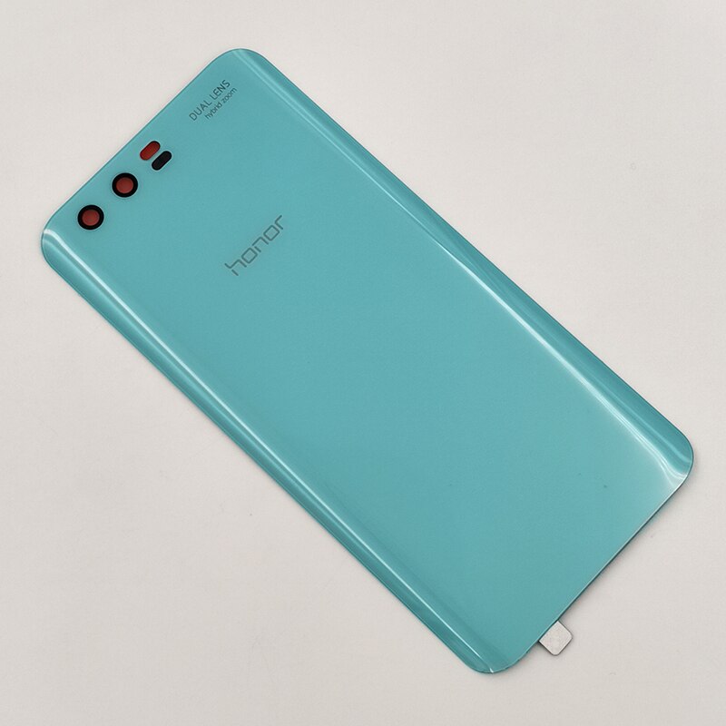 Alkuperäinen huawei honor 9 kotelon kansi takakannen akkukotelo lasiovi takapuhelimen vaihtokuori honor 9 :lle tarralla: Vihreä