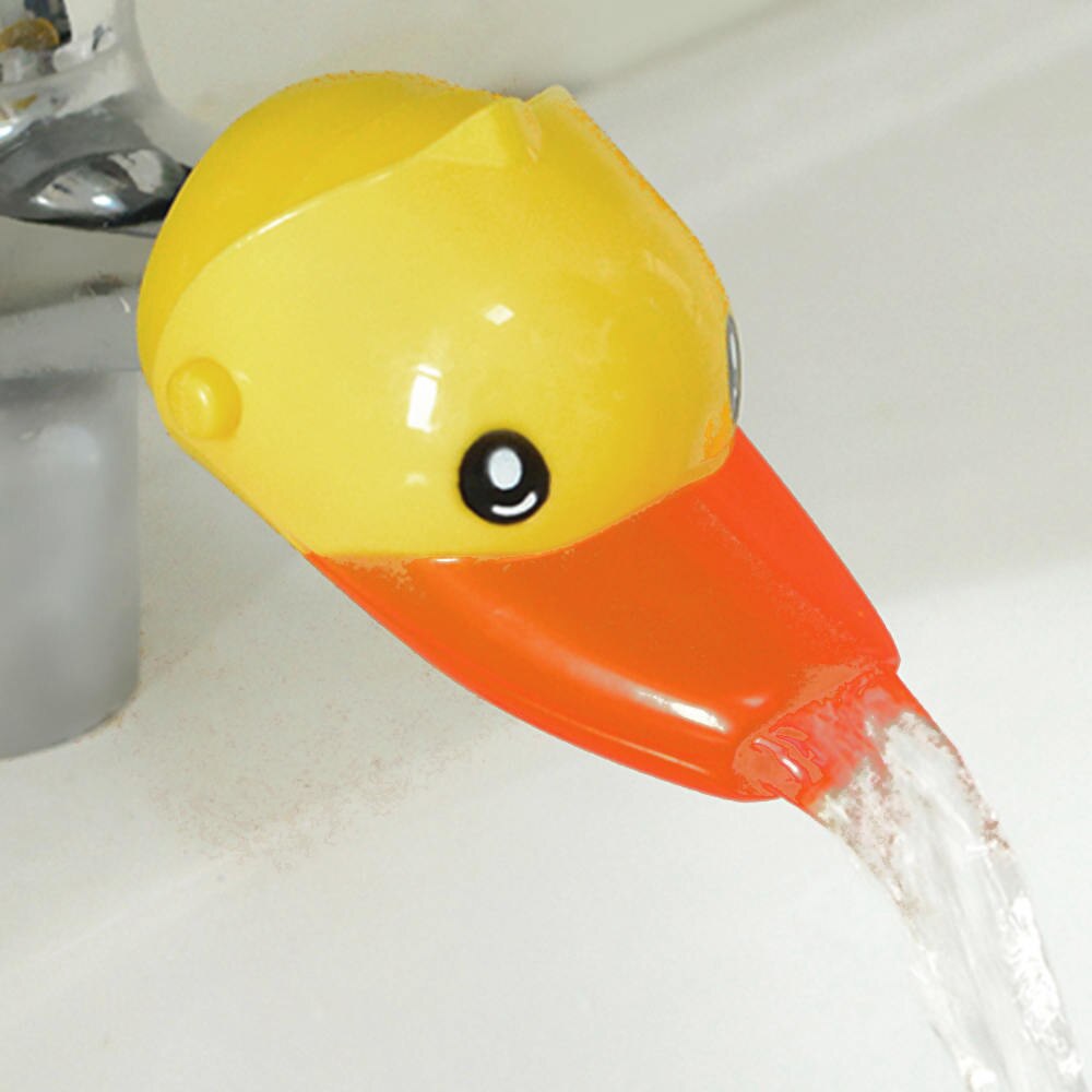 2pcs Cartoon Faucet Extender Hand Wash Device Kitchen Water Faucet Extender Help Children Wash Hands Plastic