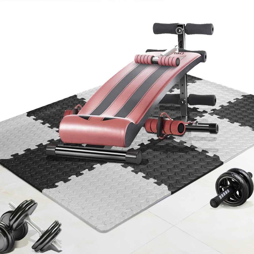 36 stk 15*15*1cm tyk gulvmåtte beskyttende eva pude home gym træning yoga måtte anti-slip skum trænings måtte til indendørs