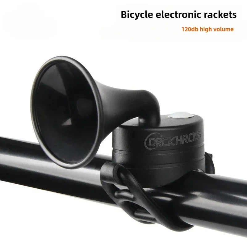 Clacson elettronico per bicicletta Clacson per bici elettrica 120dB Suono di avvertimento forte USB ricaricabile IPX4 Campanello per mountain bike da strada per scooter impermeabile