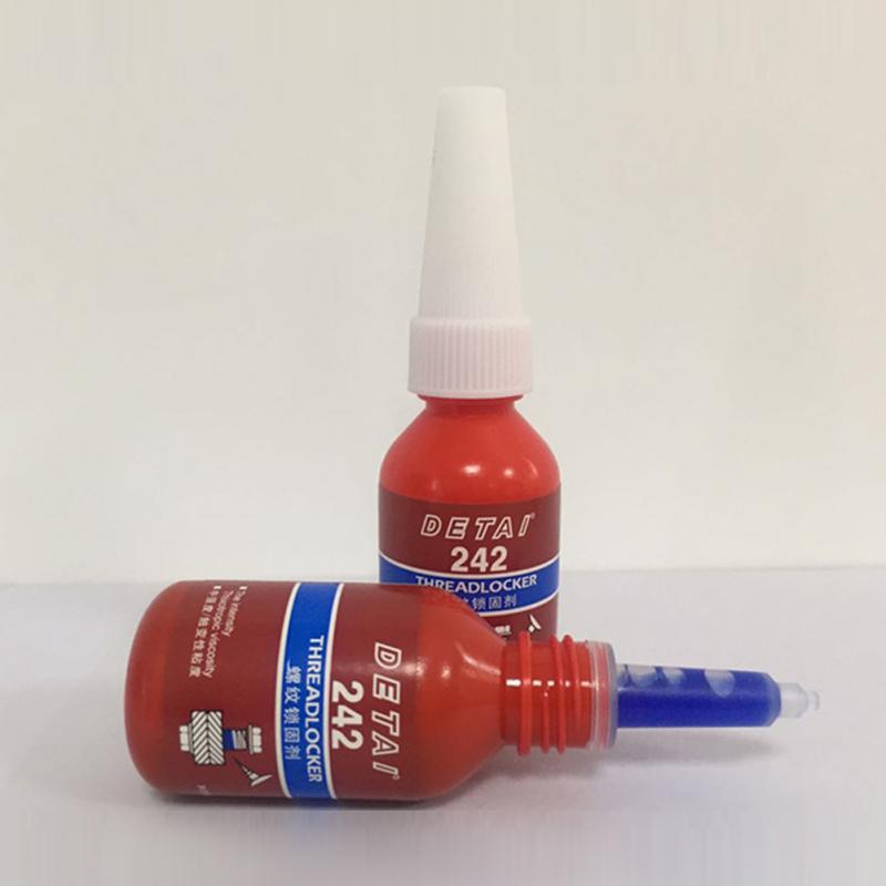 1Pc/4Pcs 10ml 242 Liquid Glue Blue Anaerobic Adhesive Removable Sealant Thread Super Glue For Metal Surfaces And Screw