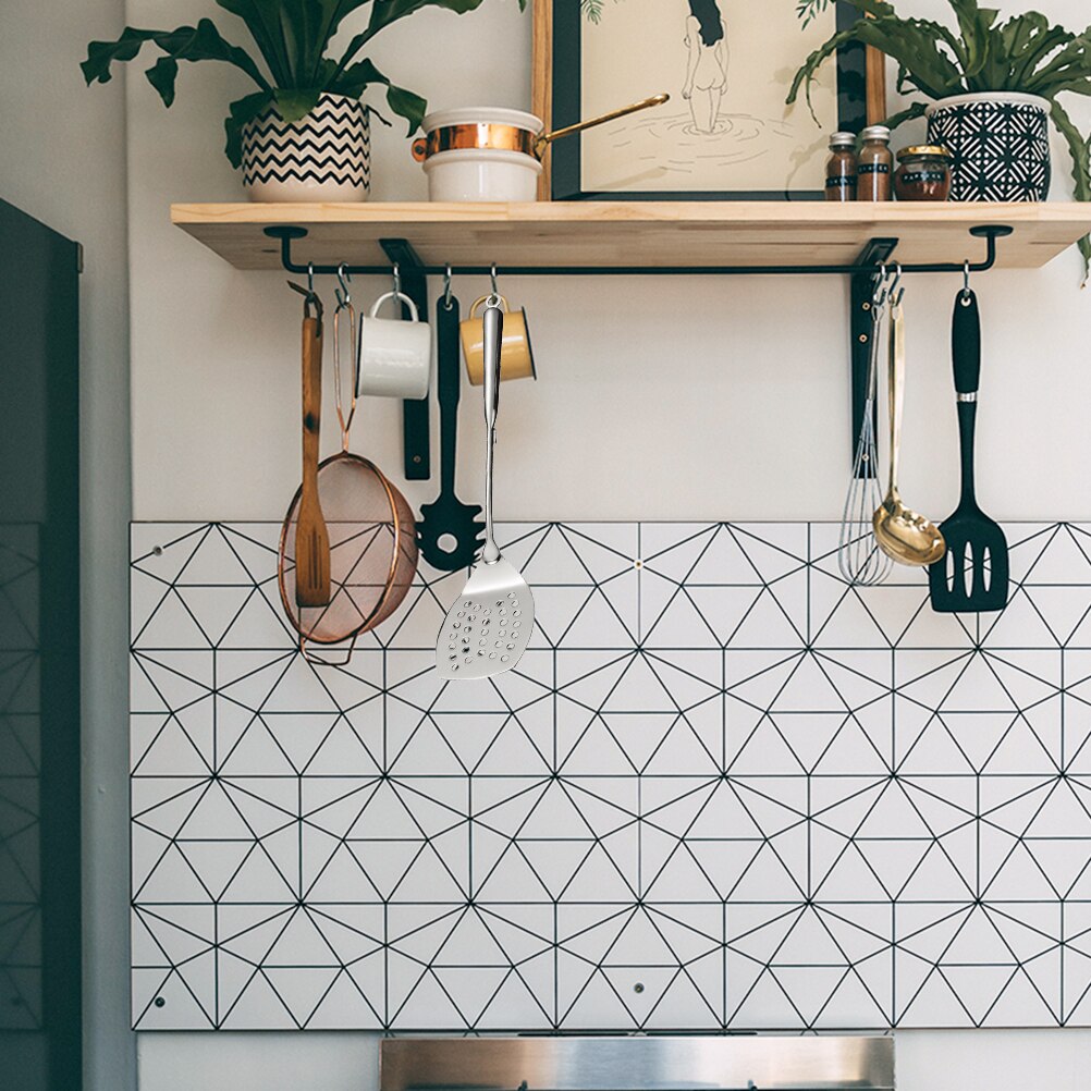 Long Handle Cooking Shovel Stainless Steel Wok Shovel Food Cooking Spatula