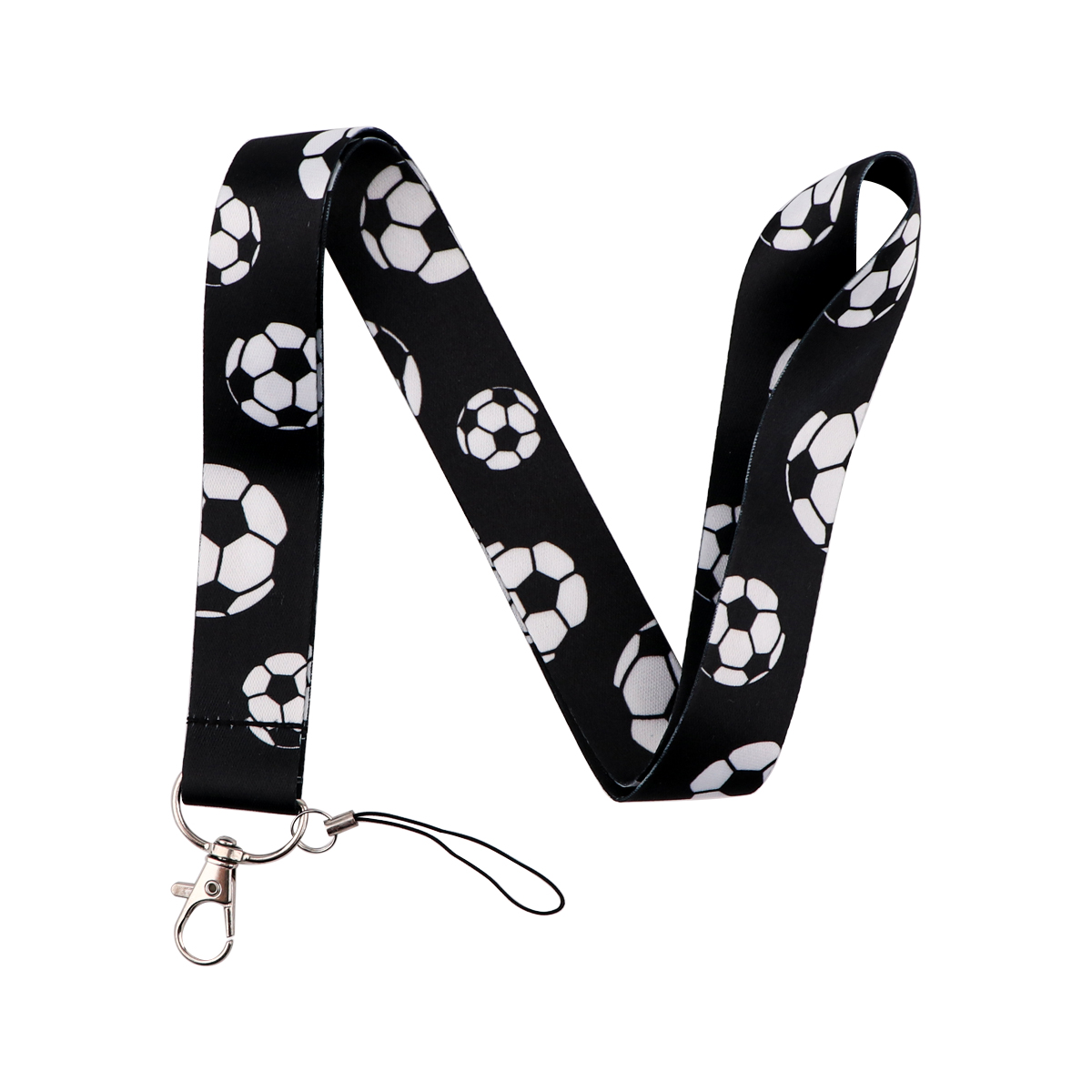 Football Lanyards for Keys Soccer Neck Strap ID Card Gym Cell Phone Straps USB Badge Holder DIY Hang Rope Lariat Lanyard