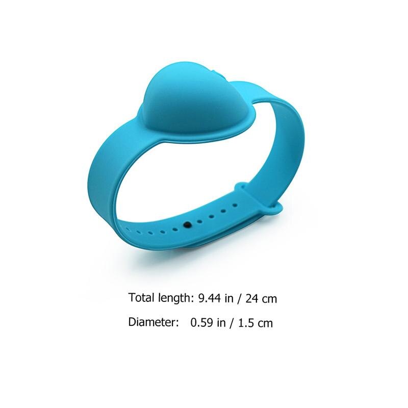 2Pcs Hand Sanitizer Wristband Liquid Soap Wristband for Travel Outdoor