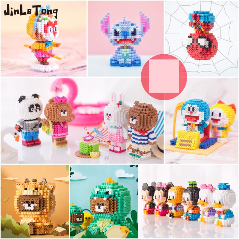 5 Pcs Nail Board Hama Kralen Water Mist Kralen Set Hama Kralen Speelgoed Diy Kralen Gereedschap Onderwijs Puzzel Template kinderen Speelgoed