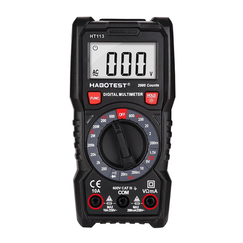 Digital-Multimeter Tester HT113 Automatische Professionelle Transistor Tester Multimeter Batterie Messen Meter Mit Hintergrundbeleuchtung