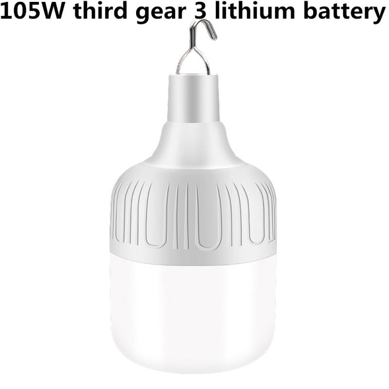 Portable Adjustable Brightness Outdoor Lighting Lamp Power Failure Emergency Waterproof Lamp Night Market Camping Lighting Lamp: 105W