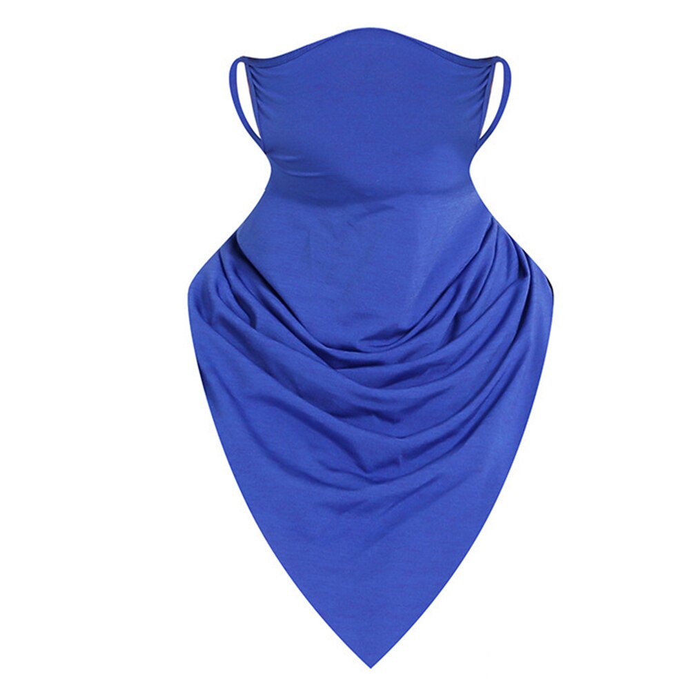 Schwarz Radfahren Halbe Gesicht Maske Eis Seide Motorrad Radfahrer Halsrohr Schal Snood Motorrad Fahrrad Headwear Radfahren Halbe Gesicht Maske