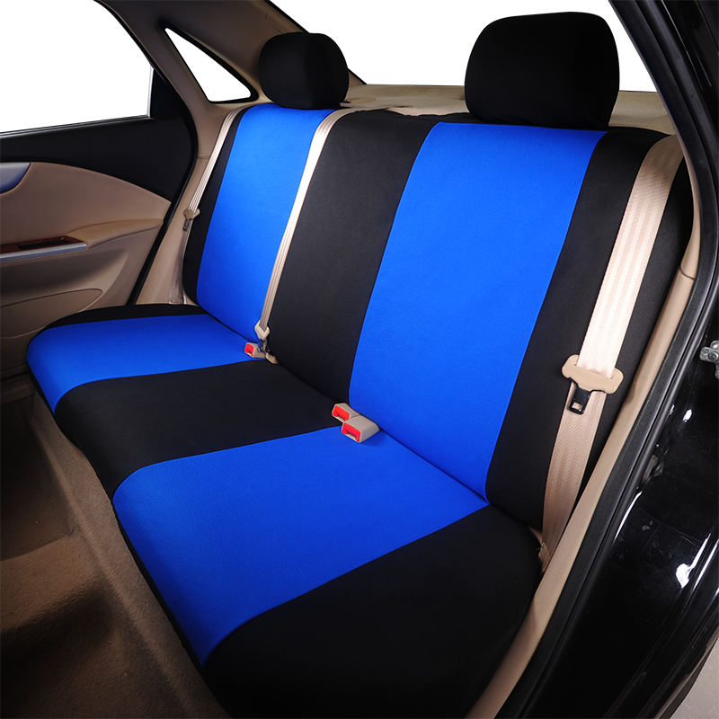 Universal Blue Car Seat Cover Polyester Fabric Protect Seat Covers