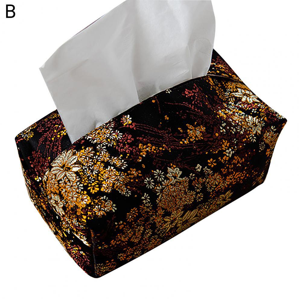 Tissue Pouch Eco-friendly Lightweight Tissue Holder Tissue Case Towel Napkin Papers Bag for Living Room Tissue Case:  B