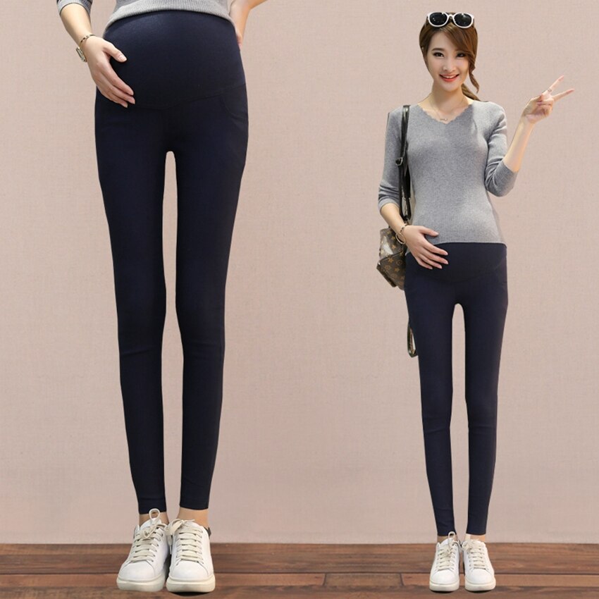 Pantalones de mujer embarazada para primavera y verano, pantalones de abdomen, pantalones de lápiz informales, pantalones de mamá de tendencia salvaje