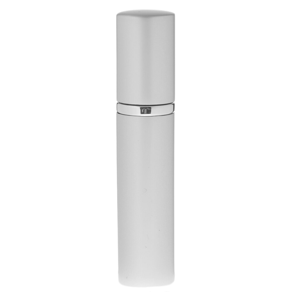 5ml Cosméticos Portátil Pote Viagem Vidro Garrafa de Óleo Essencial de Mini Perfume Recarregáveis Garrafa w/Spray de Perfume Viagem Bomba acessórios: silver