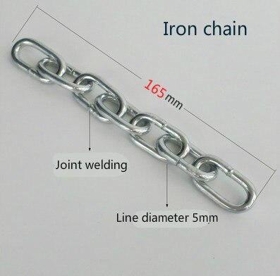 Contrepoids boulon broche chaînes en métal vis citrouille clés équipement de Fitness Joints anaérobie pratique fil fil chaîne de fer