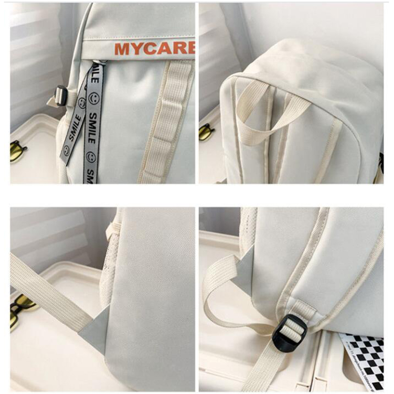 Large Capacity Men Backpack High School Bags for Teenage Boys University Student Back Pack Nylon Casual