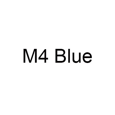 M4/m6/m8/m10/m12 motorcykel galvaniseret blå guldmøtrikmøtrik 304 skruer i rustfrit stål bolthovedbolte møtrikker drejelås: M4 blå møtrik