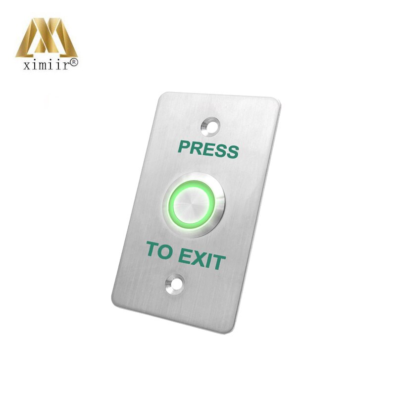 IP68 waterproof exit button with LED door release Stainless Steel Exit Button Push Door